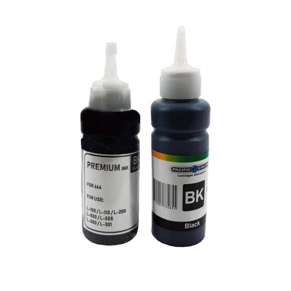 Tinta Pacific Color Epson 664 Negra En Botella – Libreria Heros