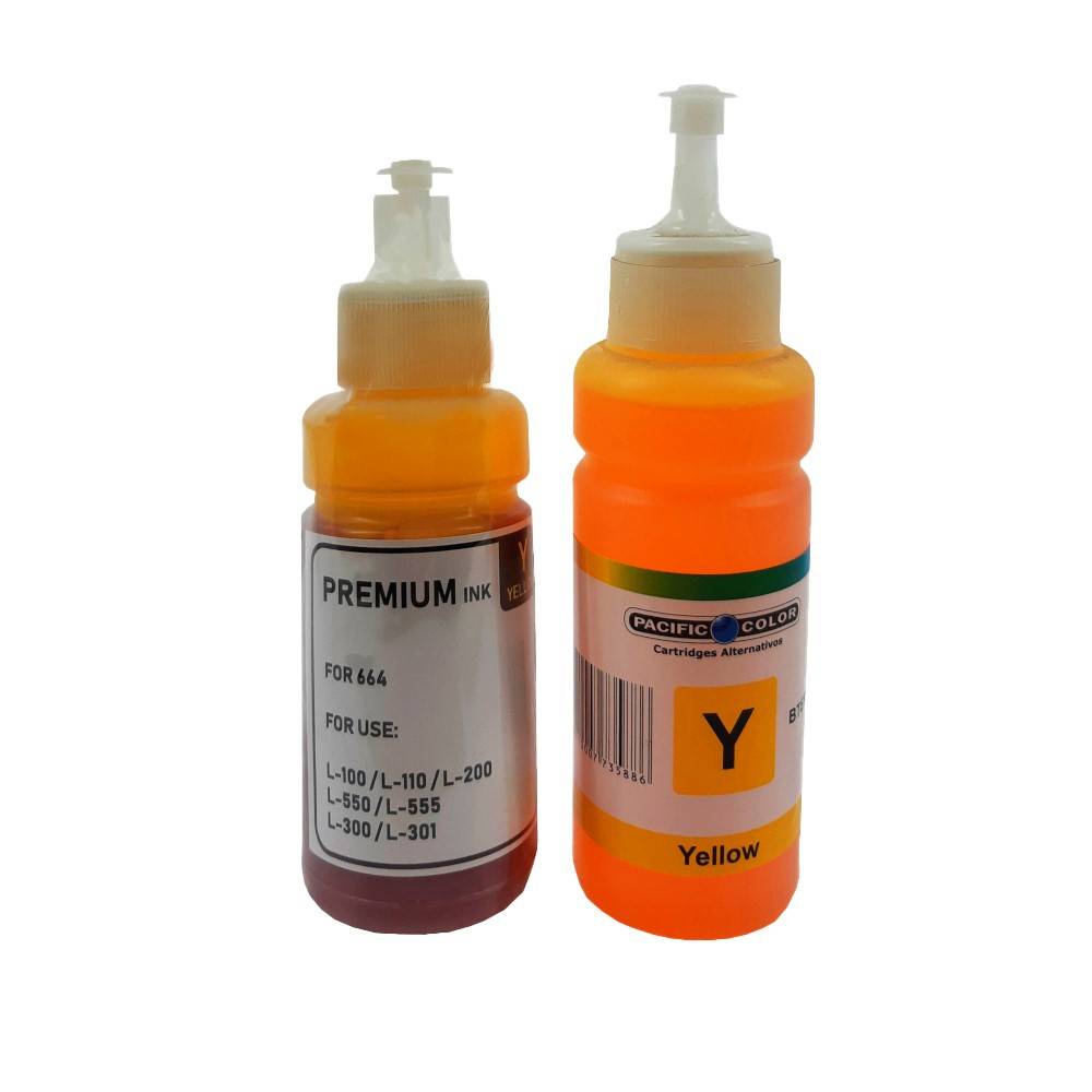 Tinta Pacific Color Epson 664 Amarillo En Botella – Libreria Heros