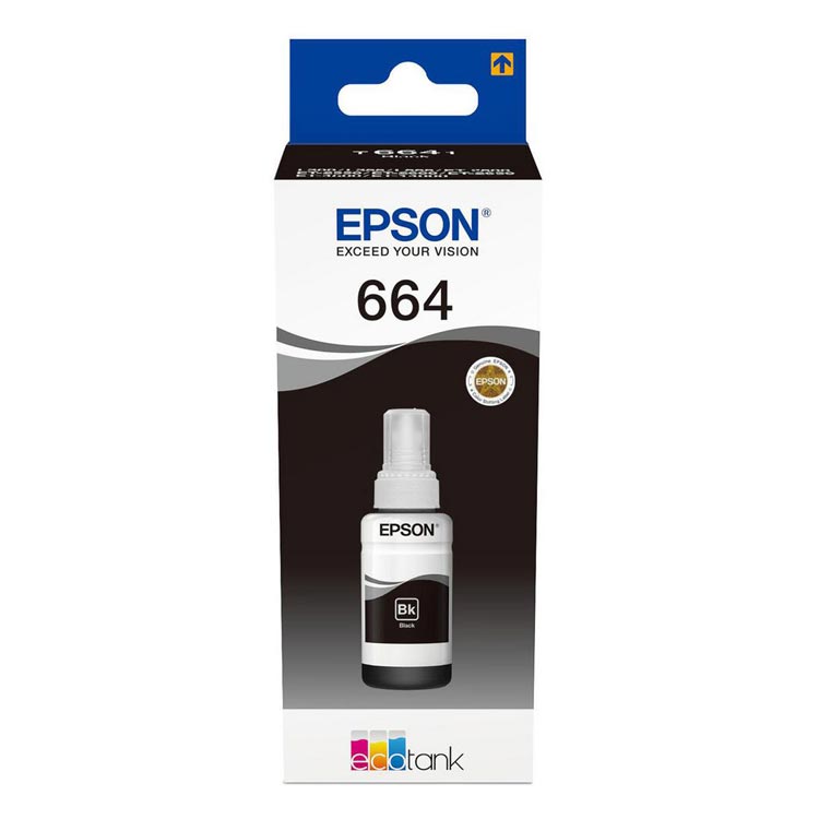 Tinta Epson T664120 Negra Botella Original – Libreria Heros